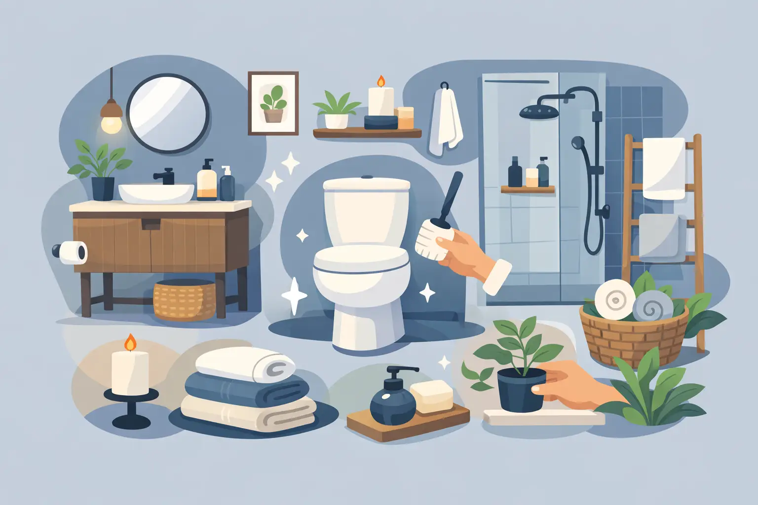 10 ideaa wc sisustukseen helposti